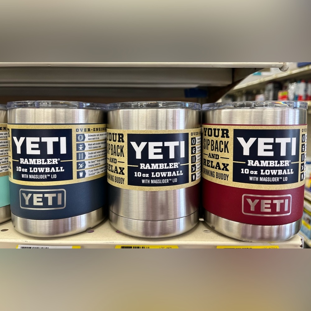 Yeti Rambler Lowball 10OZ W Mudslider Lid